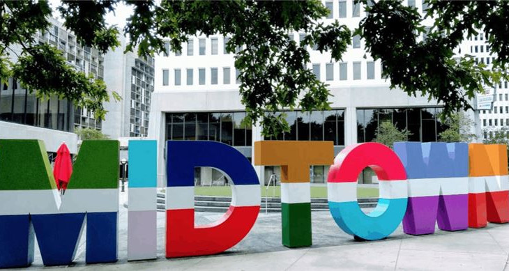 Midtown Atlanta GA Restaurant & Bar for Sale Near Colony Sq. & Piedmont Park – Incredible Street Frontage – High Traffic 24.7 Location