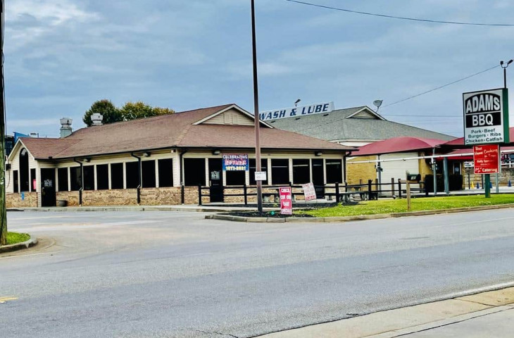 Cartersville GA BBQ Restaurant w/Real Estate for Sale – One Owner 52-Years – Profitable w/Billboard Income