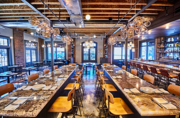 Carson Kitchen Alpharetta GA Freestanding Restaurant on Main Street w/Patio for Sale Lease @ Alpharetta City Center – Stunning $1.4M Build Out